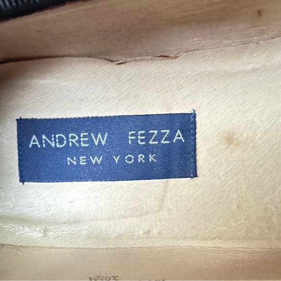 Andrew Fezza Size 10 1/2 Men’s Black Leather Dresss Shoes. main image 11